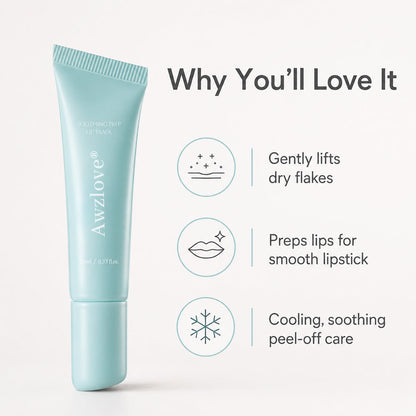 💋 Awzlove® Peel-Off Lip Mask — Gentle Exfoliating & Hydrating Prep for Flawless Makeup ✨