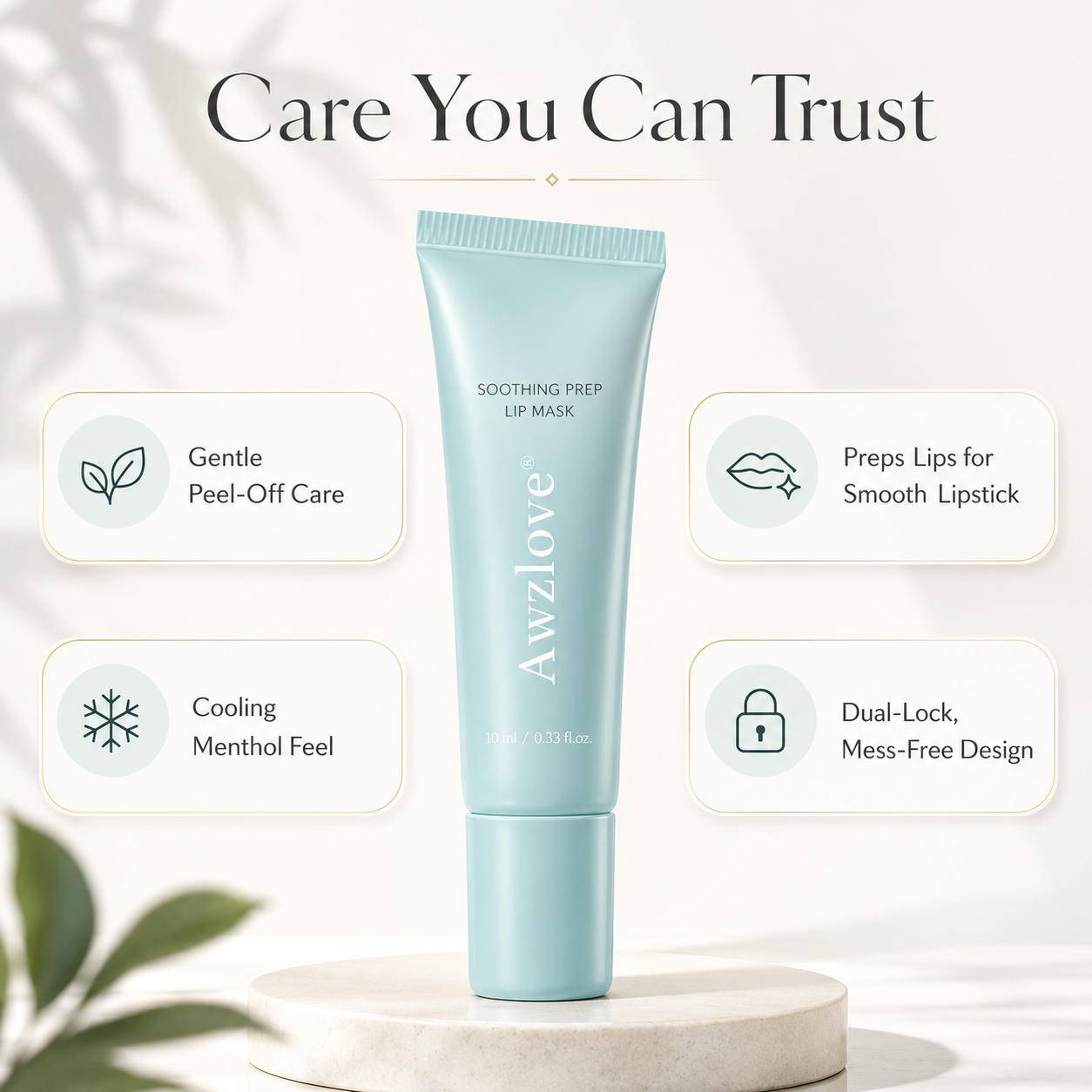 💋 Awzlove® Peel-Off Lip Mask — Gentle Exfoliating & Hydrating Prep for Flawless Makeup ✨